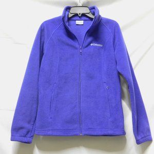 NWOT Columbia Three Lakes Purple Fleece zip jacket